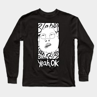 Yeah, OK (male) inversed Long Sleeve T-Shirt